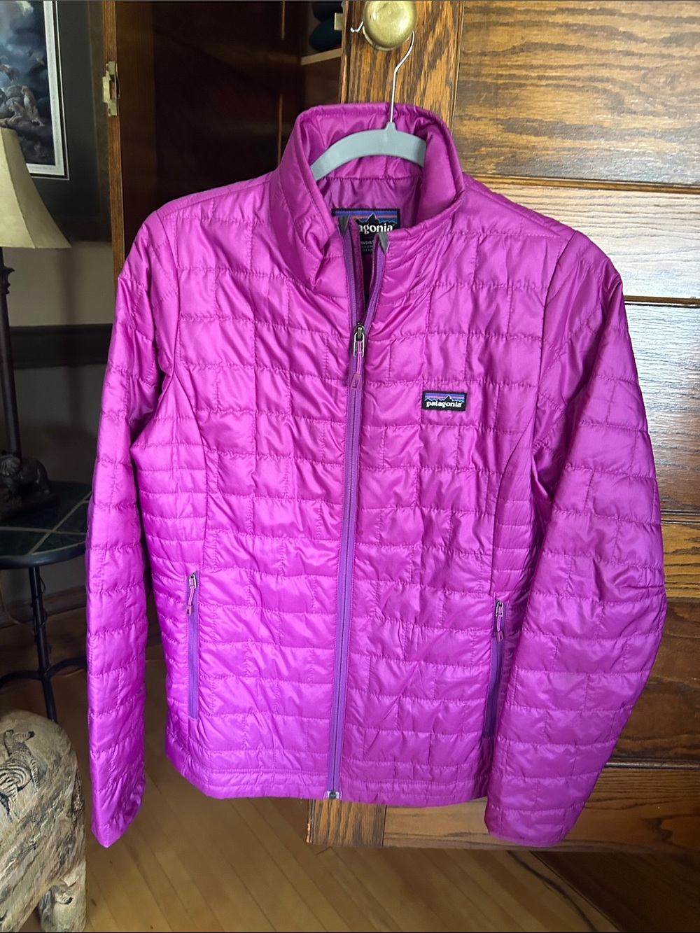 Patagonia Women's Quilted Puffer Jacket - Fuchsia Pink